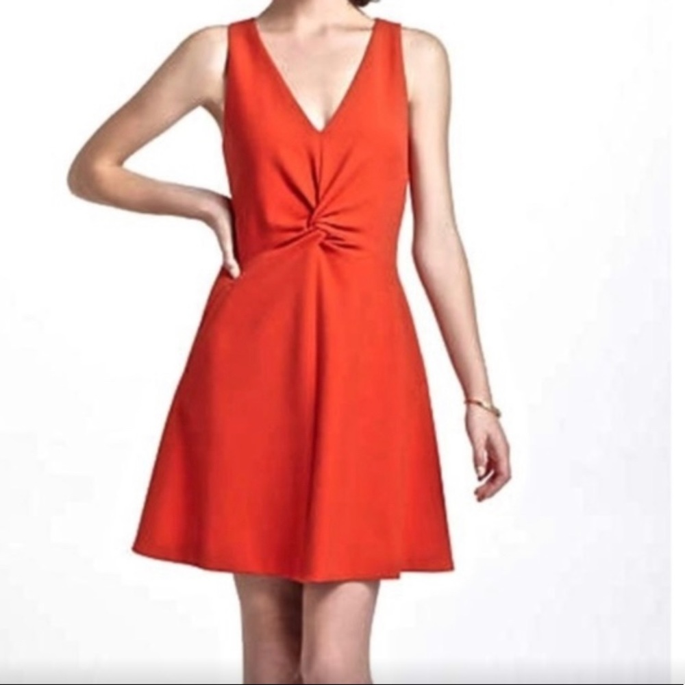 Anthropologie Leifsdottir Fit Flare Twisted Dress